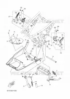BEQUILLE / REPOSE PIEDS pour Yamaha XMAX 2023