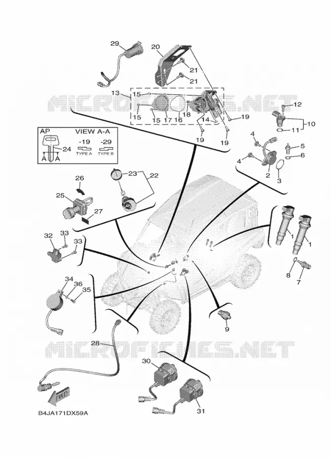 ELECTRIQUE 1 Yamaha SIDE BY SIDE 1000 2023 WOLVERINE  YXF1000EW / YX10FRPAP