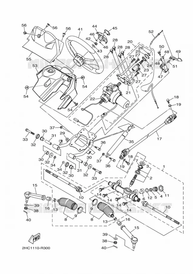 DIRECTION Yamaha SIDE BY SIDE 1000 2023 YXZ  YXZ1000E