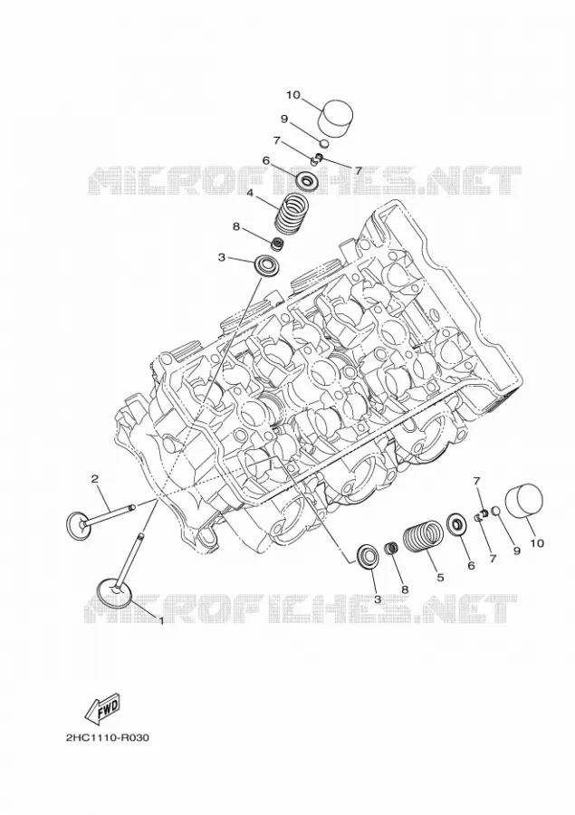SOUPAPE Yamaha SIDE BY SIDE 1000 2023 YXZ  YXZ1000ET