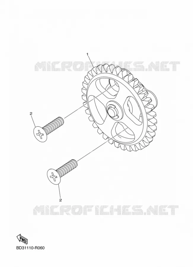 POMPE A HUILE Yamaha QUAD 50 2023 YFZ  YFZ50