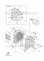 RADIATEUR D'HUILE / ECHANGEUR pour Yamaha GP 2022