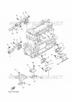 SUPPORT MOTEUR pour Yamaha GP 2022
