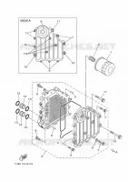 RADIATEUR D'HUILE / ECHANGEUR pour Yamaha GP 2022