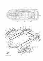 GUNWALE & MAT pour Yamaha FX 2022