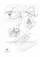 SELLE / SERRURE pour Yamaha FX 2022