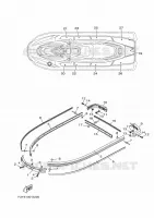 GUNWALE & MAT pour Yamaha EX 2023