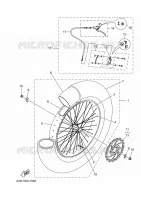 ROUE AVANT pour Yamaha BOOSTER 2023