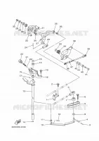 COMMANDE D'ACCELERATEUR pour Yamaha F100 2020