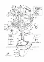 CAPOT INFERIEUR pour Yamaha F100 2020