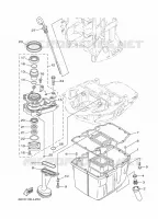 VENTILATEUR D'HUILE pour Yamaha F100 2020