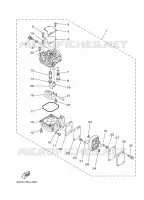 CARBURATEUR pour Yamaha 9.9F 2020