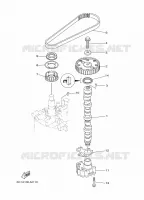 POMPE A HUILE pour Yamaha F50 2020
