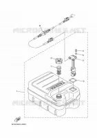 RESERVOIR A ESSENCE pour Yamaha F50 2020