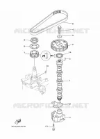 POMPE A HUILE pour Yamaha F40 2020