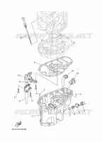 VENTILATEUR D'HUILE pour Yamaha F40 2020