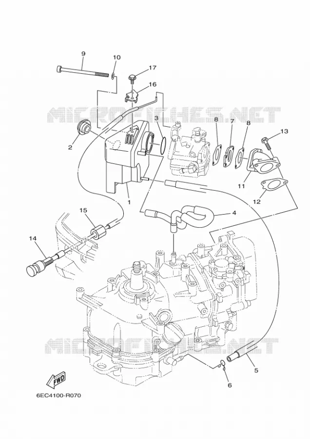 ADMISSION Yamaha OUTBOARD ENGINES 5hp (3.7kW) 2020 F5  F5AMH