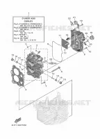 CYLINDRE / CARTER MOTEUR 2 pour Yamaha F25 2020