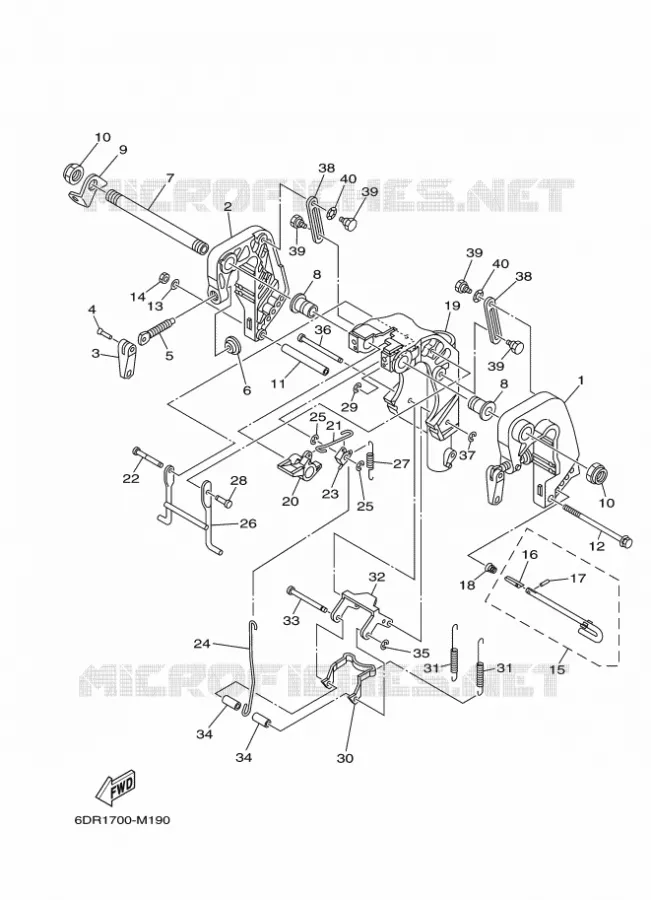 ARAIGNEE Yamaha OUTBOARD ENGINES 8hp (5.9kW) 2020 F8  F8FMH