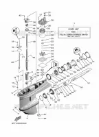 BOITIER D'HELICE ET TRANSMISSION 1 pour Yamaha F100 2020