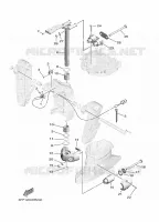 SUPPORT 2 pour Yamaha F80 2020