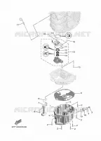 VENTILATEUR D'HUILE pour Yamaha F80 2020