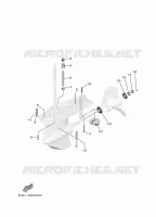 BOITIER D'HELICE ET TRANSMISSION 2 pour Yamaha F80 2020