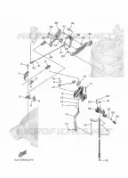 COMMANDE D'ACCELERATEUR pour Yamaha F80 2020