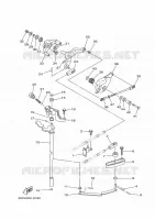 COMMANDE D'ACCELERATEUR pour Yamaha F100 2021