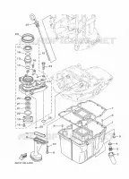VENTILATEUR D'HUILE pour Yamaha F100 2021