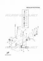 BOITIER D'HELICE ET TRANSMISSION 2 pour Yamaha F150 2021