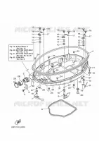 CAPOT INFERIEUR 1 pour Yamaha F150 2021