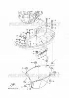 CAPOT INFERIEUR 2 pour Yamaha F150 2021