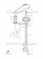 POMPE A HUILE pour Yamaha F40 2021