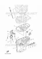 VENTILATEUR D'HUILE pour Yamaha F40 2021
