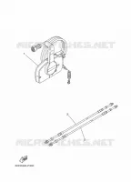 BOITIER DE COMMANDE A DISTANCE pour Yamaha F9.9 2021