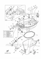 CAPOT INFERIEUR pour Yamaha FT9.9 2021