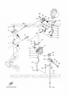 COMMANDE D'ACCELERATEUR pour Yamaha F115 2021