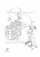 ECHAPPEMENT pour Yamaha F115 2021
