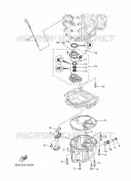 VENTILATEUR D'HUILE pour Yamaha F115 2021