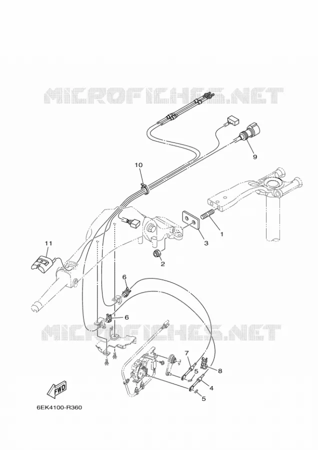 PIÈCES OPTIONNELLES 3 Yamaha OUTBOARD ENGINES 115hp (84.6kW) 2021 F115  F115BET
