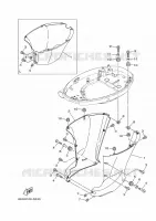CAPOT INFERIEUR 2 pour Yamaha F175 2021