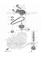 POMPE A HUILE pour Yamaha F25 2021
