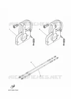 BOITIER DE COMMANDE A DISTANCE pour Yamaha F25 2021