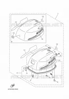 CARENAGE SUPERIEUR pour Yamaha F8 2021