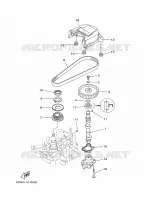 POMPE A HUILE pour Yamaha F8 2021