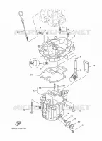 VENTILATEUR D'HUILE pour Yamaha F8 2021