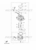 CARBURATEUR pour Yamaha FT8 2021