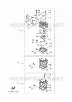 CARBURATEUR pour Yamaha F40 2021