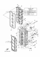 CYLINDRE / CARTER MOTEUR 2 pour Yamaha F175 2021
